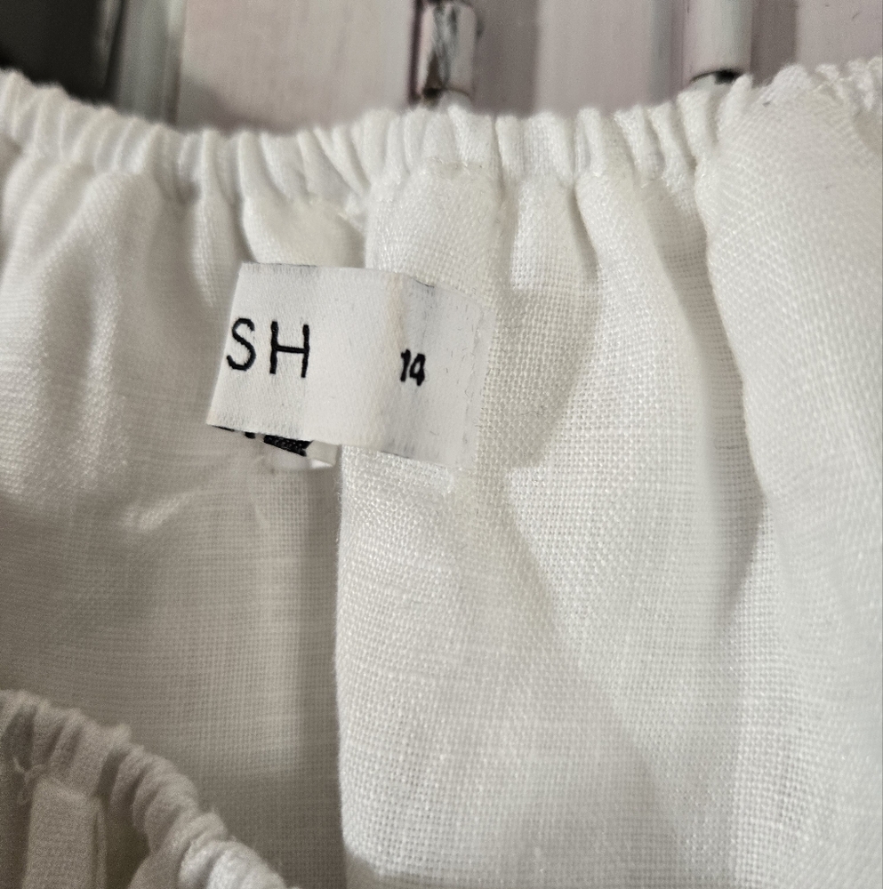 White Ruffled Blouse - image 2